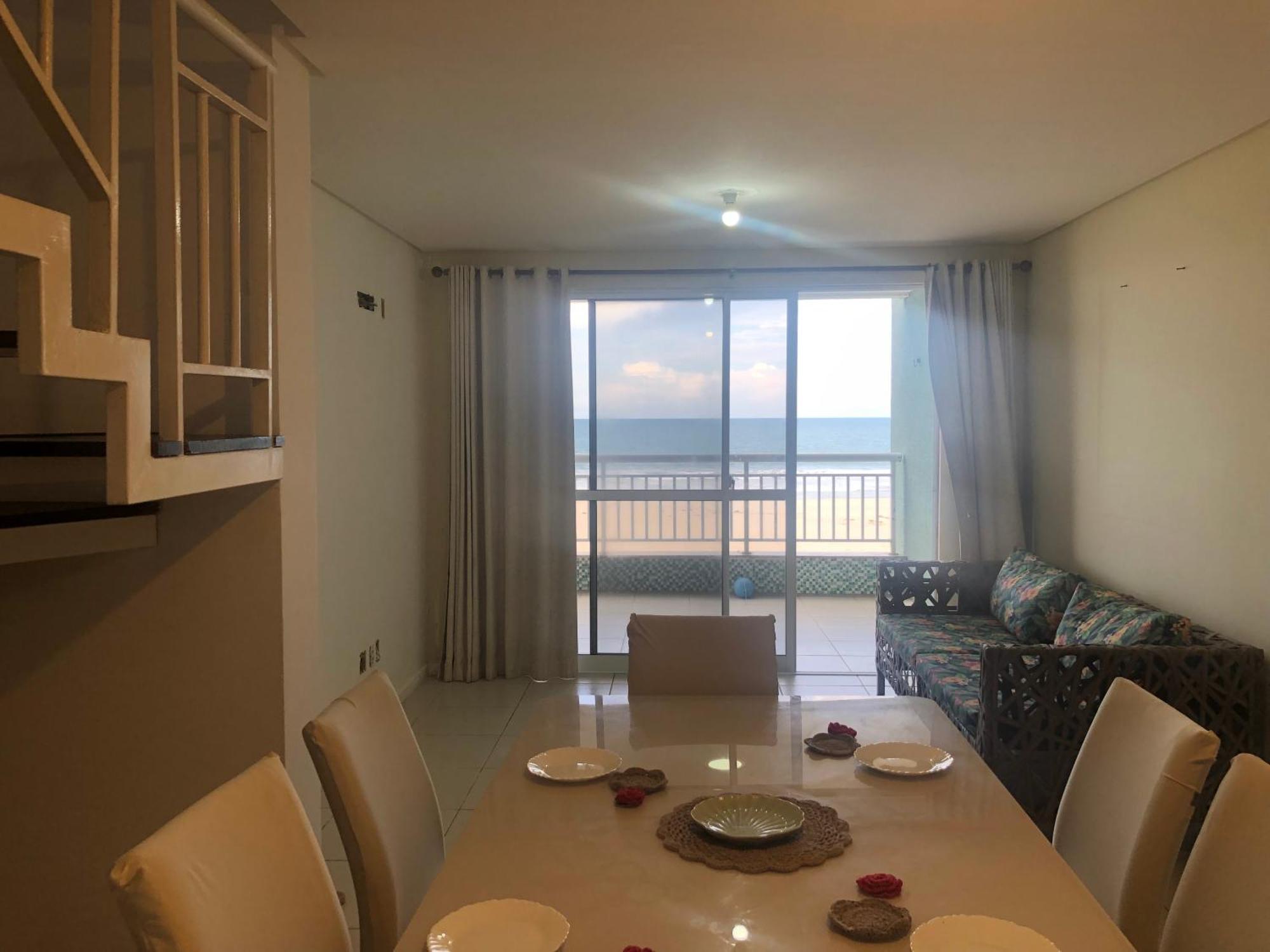 Apartamento Vista Total Do Mar Uma Cobertura A 400M Do Beach Park No Porto Das Dunas Aquiraz Condominio Terramaris Piscina Ampla Parque Infantil Sauna Estacionamento Privado 외부 사진