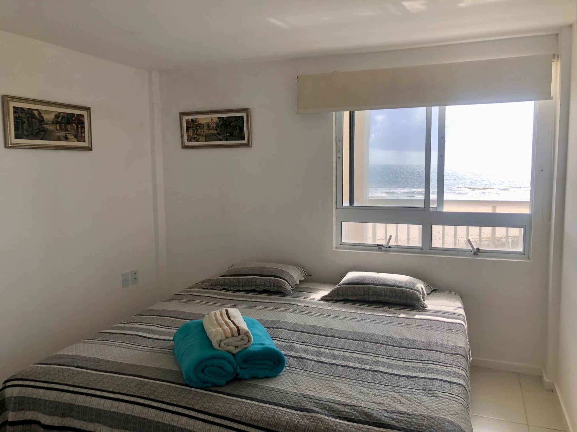 Apartamento Vista Total Do Mar Uma Cobertura A 400M Do Beach Park No Porto Das Dunas Aquiraz Condominio Terramaris Piscina Ampla Parque Infantil Sauna Estacionamento Privado 외부 사진
