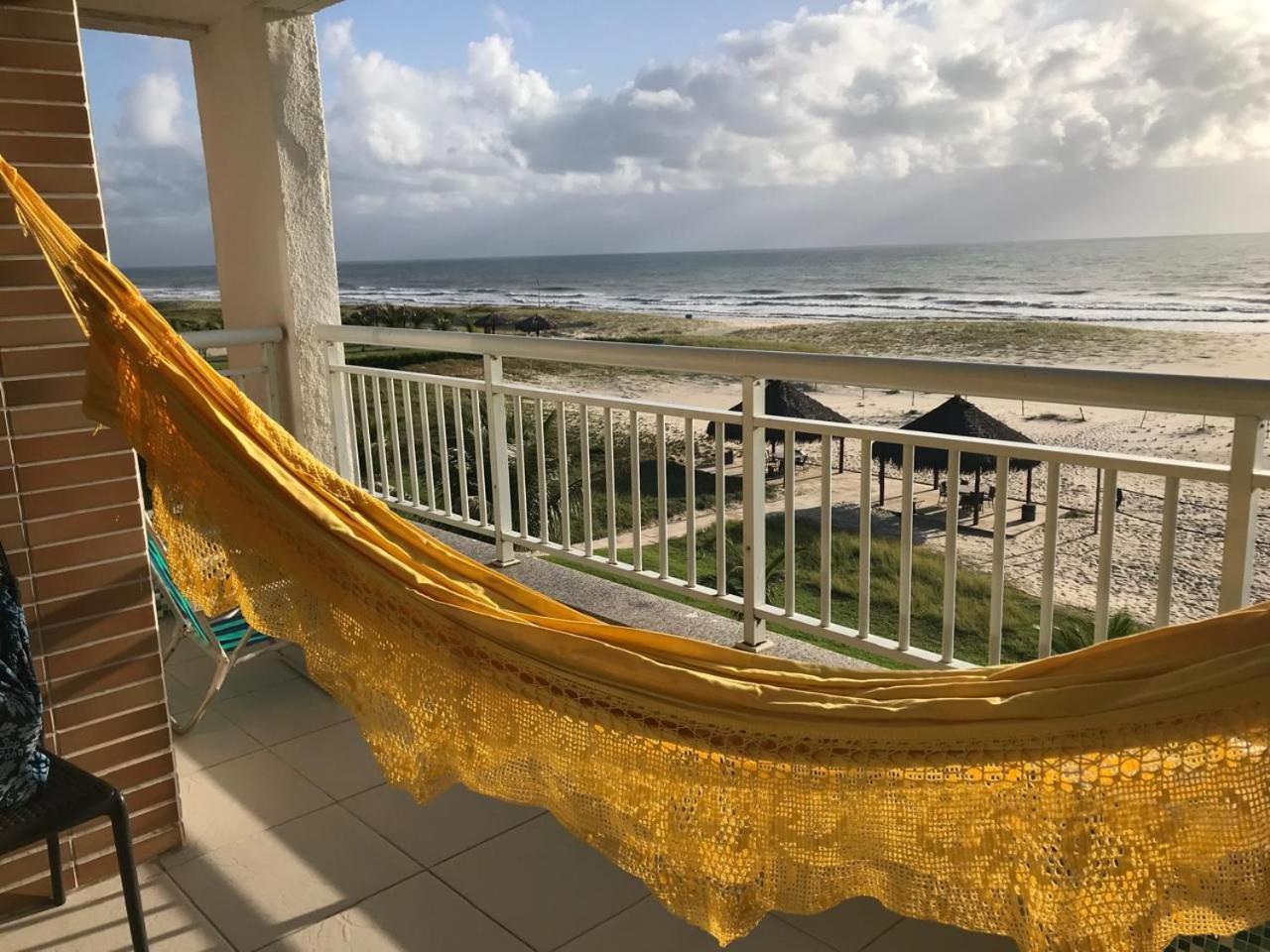 Apartamento Vista Total Do Mar Uma Cobertura A 400M Do Beach Park No Porto Das Dunas Aquiraz Condominio Terramaris Piscina Ampla Parque Infantil Sauna Estacionamento Privado 외부 사진