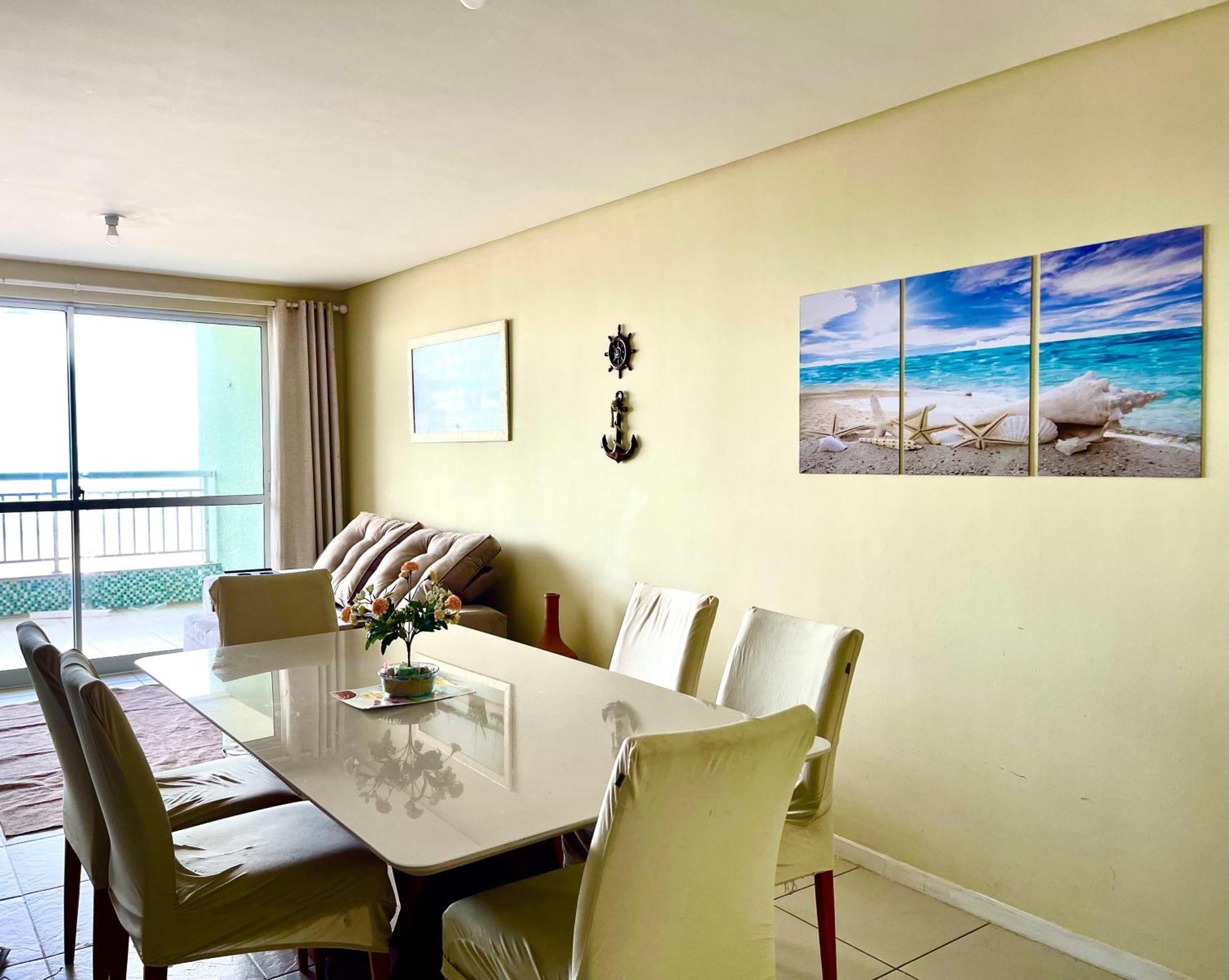 Apartamento Vista Total Do Mar Uma Cobertura A 400M Do Beach Park No Porto Das Dunas Aquiraz Condominio Terramaris Piscina Ampla Parque Infantil Sauna Estacionamento Privado 외부 사진
